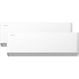 Hisense Aire acondicionado Multisplit 2x1 Inverter con 2.236 frig-h y 2.236 frig-h WiFi - 2AMW42HB99AB. Blanco / Negro