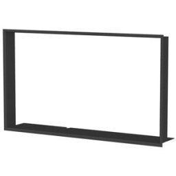 ROMOTOP Marco de 4 lados para Chimenea Heat FG85-63. Negro