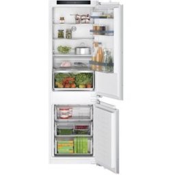 Bosch Frigorífico integrable Combi NoFrost - KIN86VFE0. Blanco