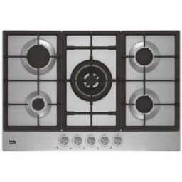 Beko Placa gas 5 quemadores - HIAW 75225 SL. Inox