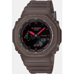 Casio Reloj GA-2100K-5AER de resina marrón. Negro