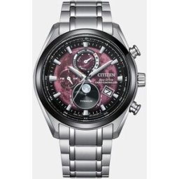 Citizen Reloj de hombre Radio Control Tski-yomi Moonphase BY1018-80X Súper Titanio.
