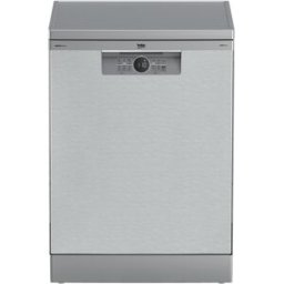 Beko Lavavajillas Power Intense, 15 servicios, 60 cm, 3ª Bandeja Flexi - BDFN26540XP. Inox