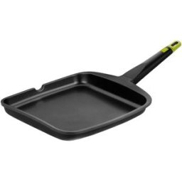 Bra Plancha aluminio fundido Foodie . (28 cm) Negro