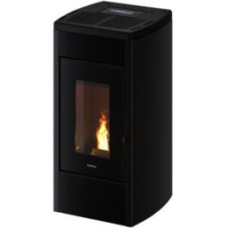 FREEPOINT Estufa Pellets Duke Airtight Canalizable Wi-Fi 14 kW. Negro