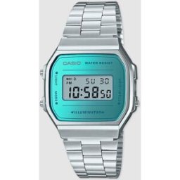 Casio Reloj de mujer de Collection A168WEM-2EF Mirror Face de acero. Plata
