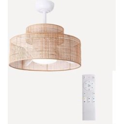El Corte Inglés Ventilador de techo con luz LED y motor DC Nilo . Natural