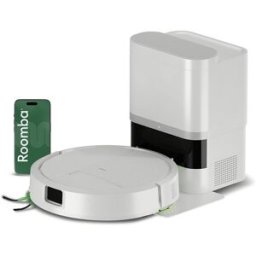 iRobot Robot aspirador y friegasuelos Roomba® 115 Combo + Base AutoEmpty™ con 90 días de autovaciado y 15.000 Pascales. Blanco