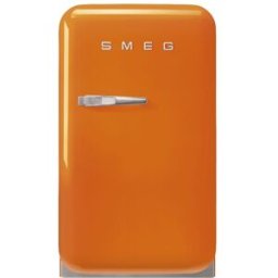 SMEG Frigorífico 1 puerta , 34 litros, Frío estático, Verde agua, apertura a la izquierda - FAB5LPG6. Verde Agua