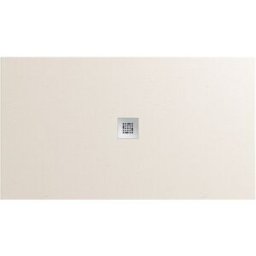 Fiora Plato de ducha Essential . (160 x 80 cm) Blanco roto