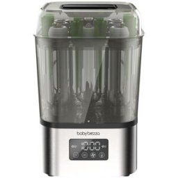 BABY BREZZA Esterilizador y secador de biberones Superquick. (26 X 24 X 40 Cm) Acero mate