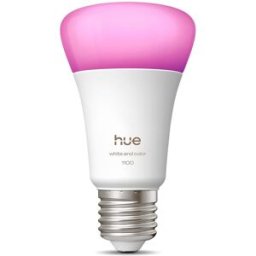 Philips Bombilla inteligente Hue White and Colour A60 - E27 - 1100.