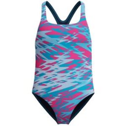 Speedo Bañador de natación para niños Hyperboom Print Medalist One Piece . (16 años) Azul