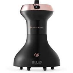 bellissima Secador Diffon Ion Ceramic Multivoltaje. Negro Mate / Rosa