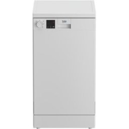 Beko Lavavajillas , 10 servicios, 5 programas, 45 cm - DVS05024W. Blanco