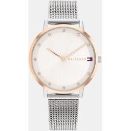 Tommy Hilfiger Reloj de mujer Pippa 1782666 de malla de acero. Plata