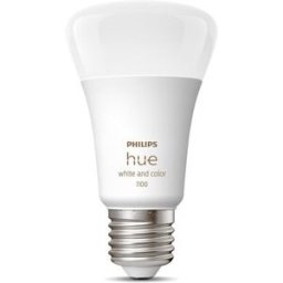 Philips Bombilla Hue White&Color 10.5W A60 E27 (Reacondicionado A estrenar). Blanco
