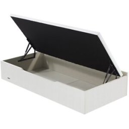 Flex Canapé juvenil de madera apertura lateral ECI Lateral . (Cama 80 x 182 cm) Blanco