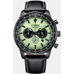 Citizen Reloj de hombre OF2024 CA4505-21X Eco-Drive de piel. Negro