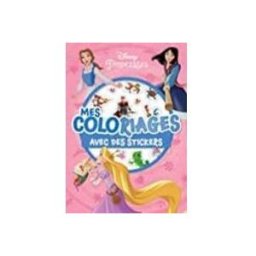 Hachette disney princesses : mes coloriages avec des stickers