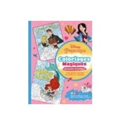 Hachette disney princesses : coloriages magiques : messages mystères