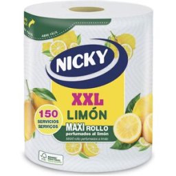 Nicky Xxl Limón maxi rollo cocina perfumado 150 u