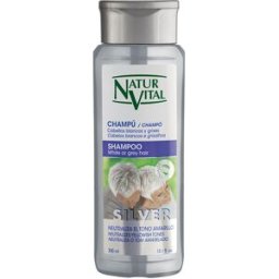 Naturvital Champú Silver cabello blanco y gris 300 ml