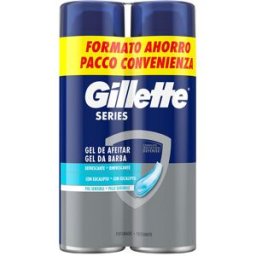 Gillette Series gel de afeitar piel sensible 2 x 200 ml