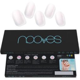 Nooves Láminas De Uñas De Gel perlé premium luxe cat #perlada blanco