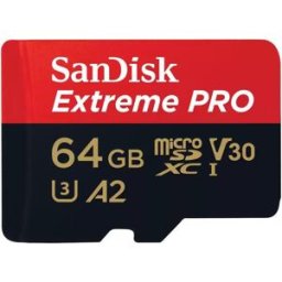 SanDisk Tarjeta de Memoria Extreme Pro MicroSDHC/SDXC UHS-I U3 V30 64GB