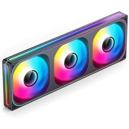 Jonsbo Ventilador ZB-360 RGB de Marco Único Negros – Triple Ventilador 120mm (360mm)