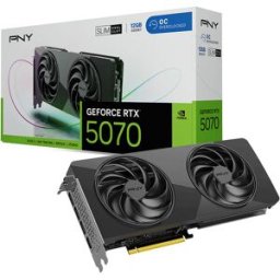 PNY Tarjeta Gráfica GeForce® RTX 5070 SFF Slim DF OC 12GB GDDR7 DLSS4