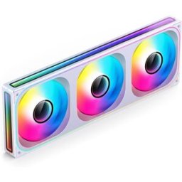 Jonsbo Ventilador ZB-360 RGB de Marco Único Blancos – Triple Ventilador 120mm (360mm)