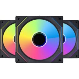 Lian-Li Ventilador UNI FAN SL120 Infinity RGB PWM Negro 120mm (Pack 3)