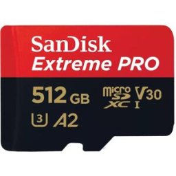 SanDisk Tarjeta de Memoria Extreme Pro MicroSDXC UHS-I C10 U3 V30 512GB