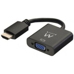 Ewent Cable Conversor HDMI para VGA c/Audio Negro