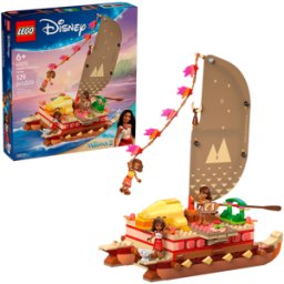 Lego Disney: Vaiana: Canoa de Aventuras, 529 Piezas (43270)