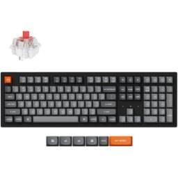 Keychron Teclado Mecânico K10 Max 100% Wireless Super Switch Red Linear