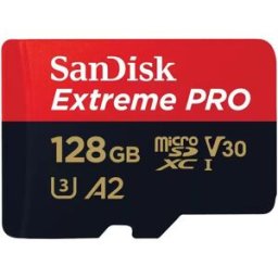 SanDisk Tarjeta de Memoria Extreme Pro MicroSDXC UHS-I C10 U3 V30 128GB
