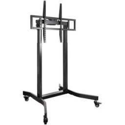 Tooq Soporte Móvil LUX con Ajuste Eléctrico de Altura 55" a 100" Máx. 120Kg Negro