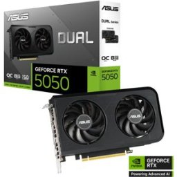Asus Tarjeta Gráfica GeForce® RTX 5050 Dual OC 8GB GDDR6 DLSS4