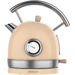 Cecotec Hervidor de Agua ThermoSense 420 Vintage Light Beige