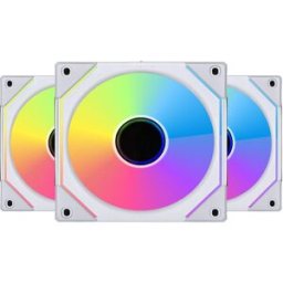 Lian-Li Ventilador UNI FAN SL120 Infinity RGB PWM Blanco 120mm (Pack 3)