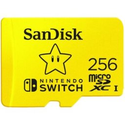 SanDisk Tarjeta de Memoria Ultra MicroSDXC Nintendo SwitchUHS-I U3 256GB