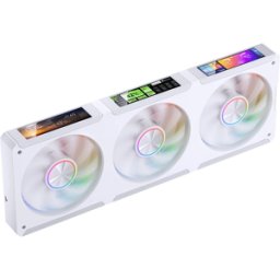 Jonsbo Ventilador ZC-360 RGB con Pantalla LCD de Marco Único Negros – Triple Ventilador 120mm (360mm)