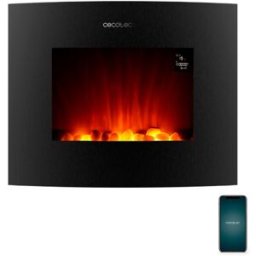 Cecotec Chimenea Eléctrica ReadyWarm 2650 Curved Flames Connected