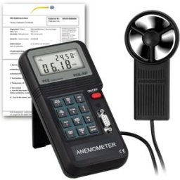 PCE Instruments Anemómetro PCE-007-ICA incl. certificado de calibración ISO