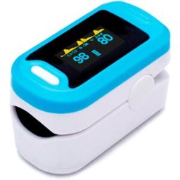 Pulsioxímetro portátil digital: Con sensor integrado para la medición de la saturación de oxígeno en sangre y el pulso cardíaco (con funda)