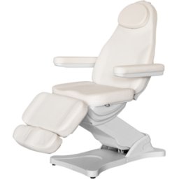 Camilla estética premium AURA: Eléctrica de 3 motores, reposabrazos abatibles y extraíbles, reclinable. Versión con o sin Calefacción