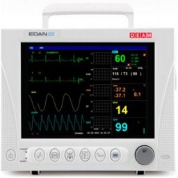 Monitor de Constantes Vitales Multiparamétrico Portátil con Pantalla Color 10,4" e Impresora Térmica Edan M08AI
